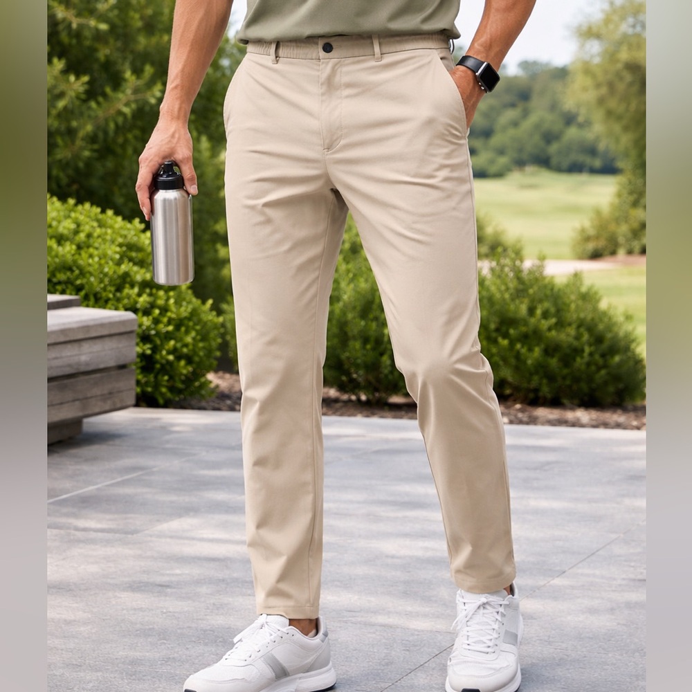 VRST Limitless Slim Tapered Pants Khaki Sand Men’s size XXL athletic performance